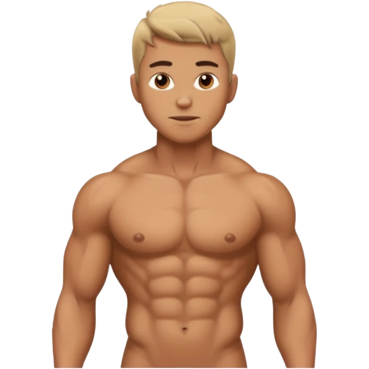naked man full frontal emoji