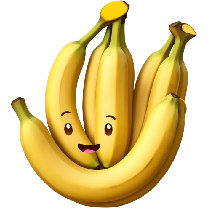 Panquecas em um prato redondo com rodelas de banana, em forma de emoji emoji