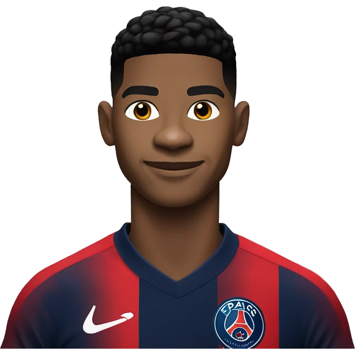Marcus Rashford wearing a PSG kit emoji