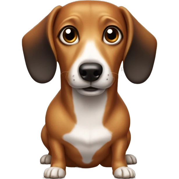 weenie dog  emoji