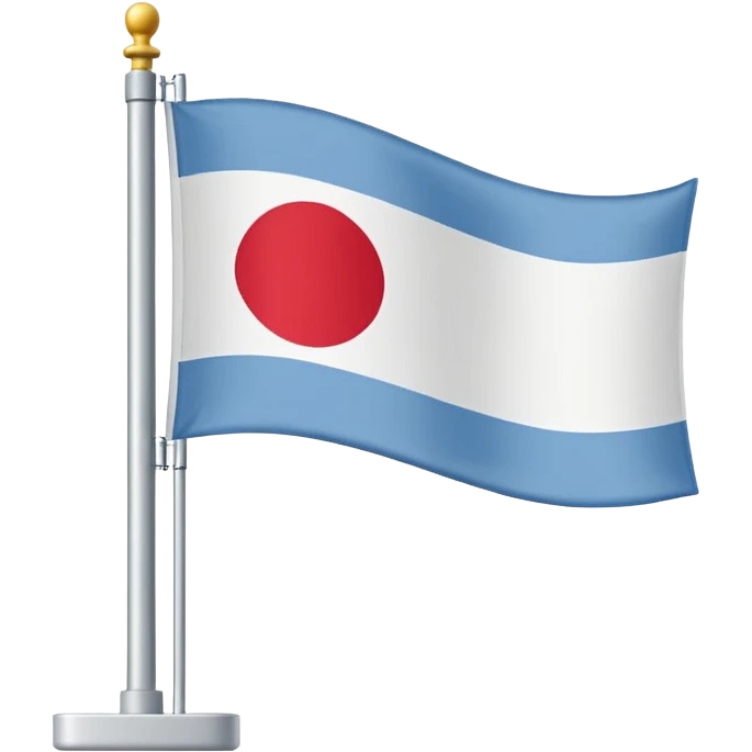 flagpole with a flag that says HELP, simple, clear emoji