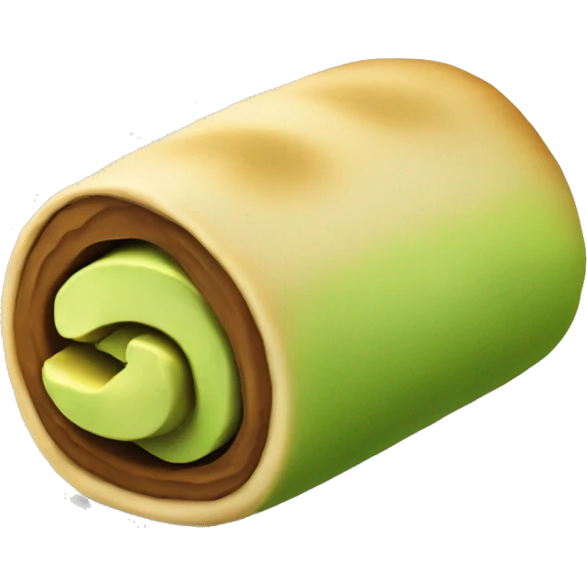 Pistachio roll  emoji