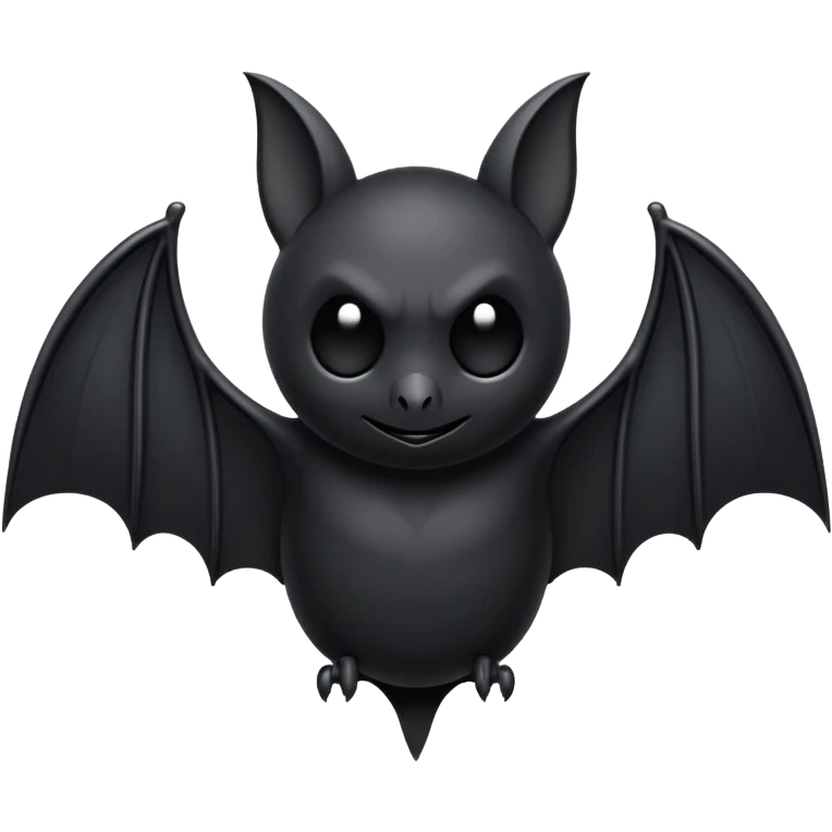 goth black bat emoji