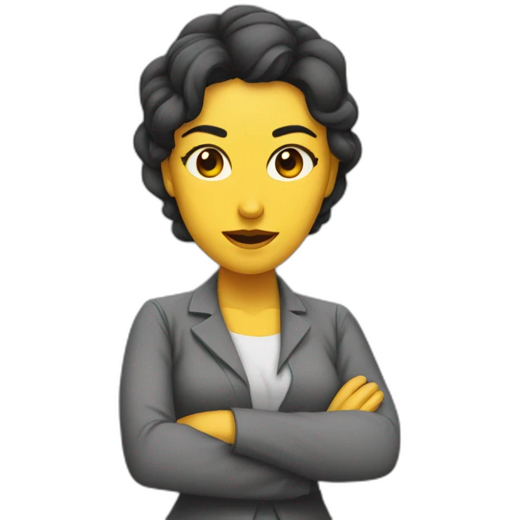 mujer en clase de lucha emoji