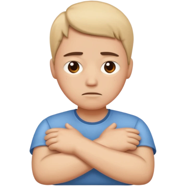 Sad folded arms emoji