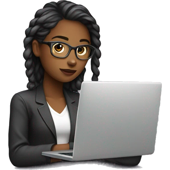 developer girl with laptop emoji
