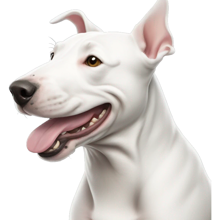 White bull terrier emoji