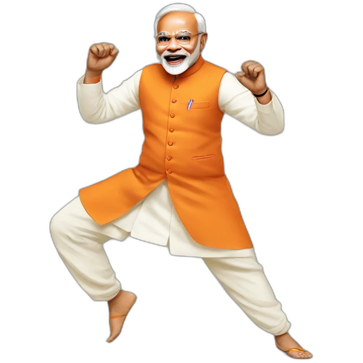 Modi dancing emoji