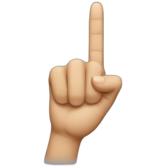 Pointed finger you emoji