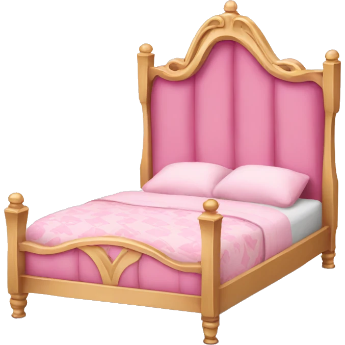 pink princess bed emoji