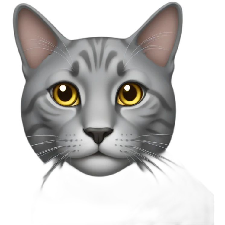 Big grey cat emoji