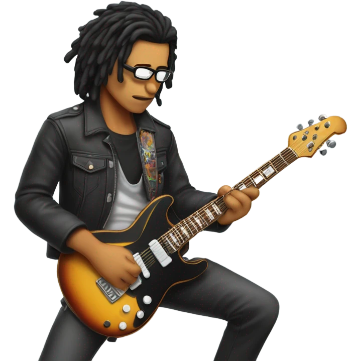 Mk.gee playing guitar emoji