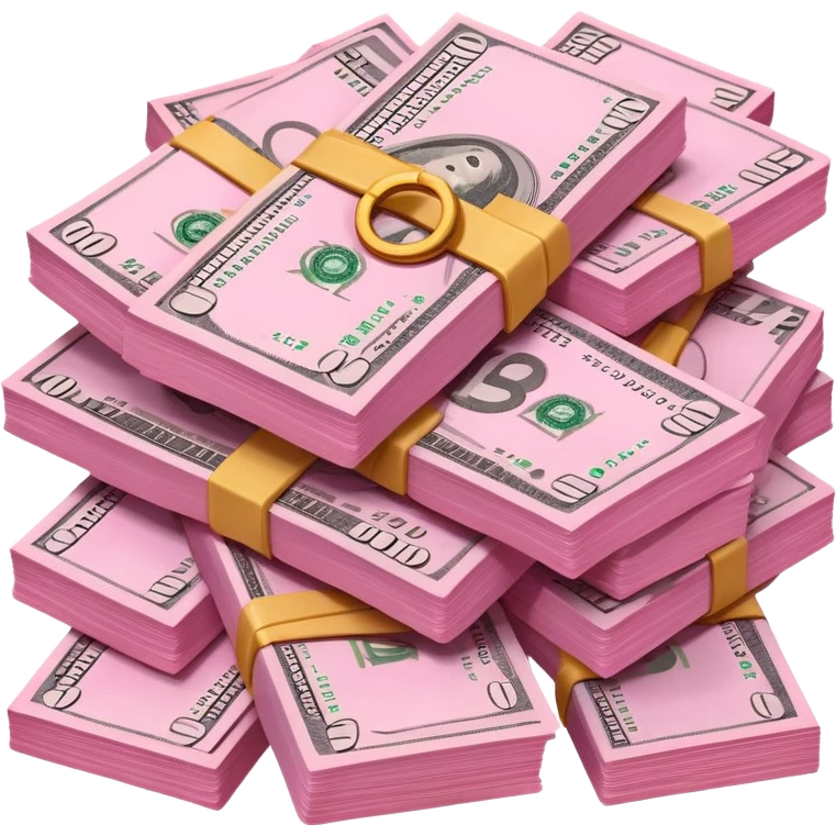 pink money emoji