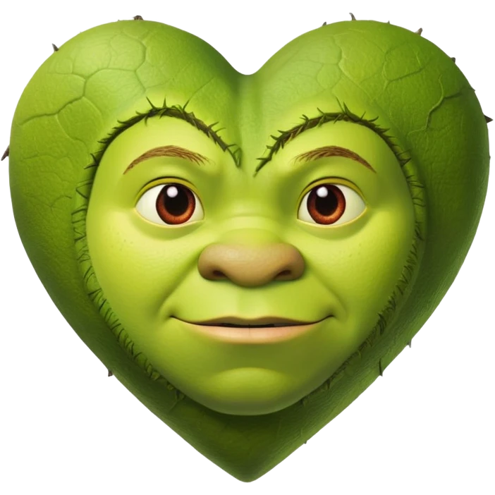 shrek heart emoji