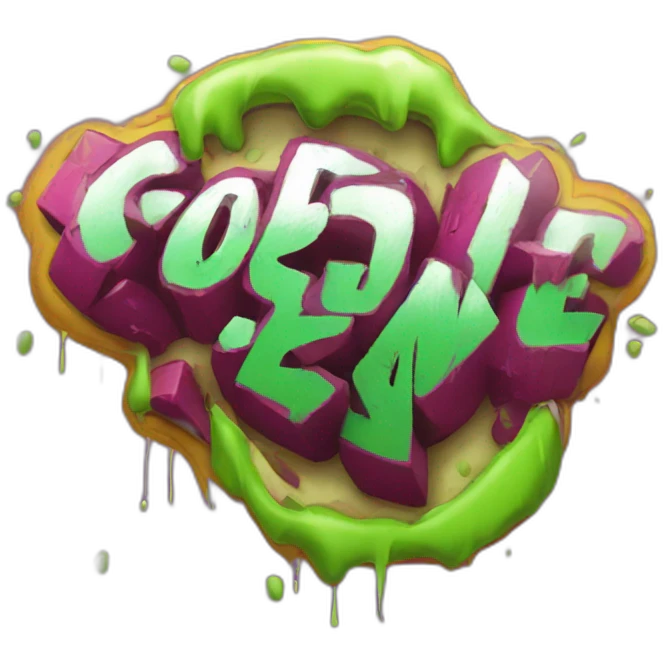 graffiti of the words "good game" emoji