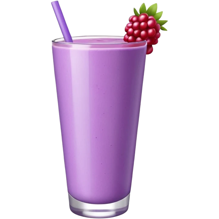 Bol de smoothie violet pastel et blanc emoji