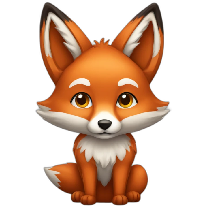 Fox full body emoji