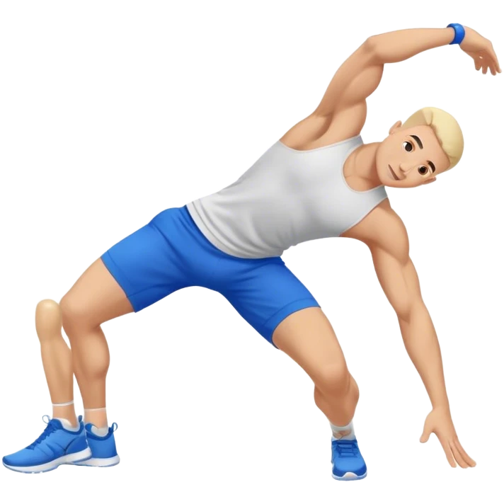 glute-bridges-exercise guy with blue shorts  emoji