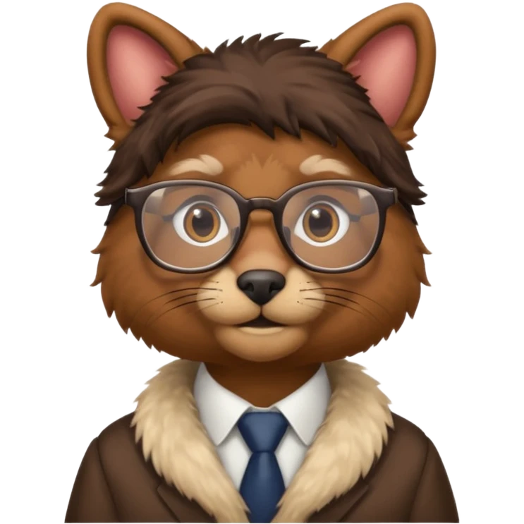 Professor animal emoji