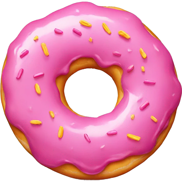 pink donut emoji