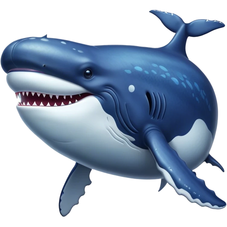 big humpback whale monster emoji