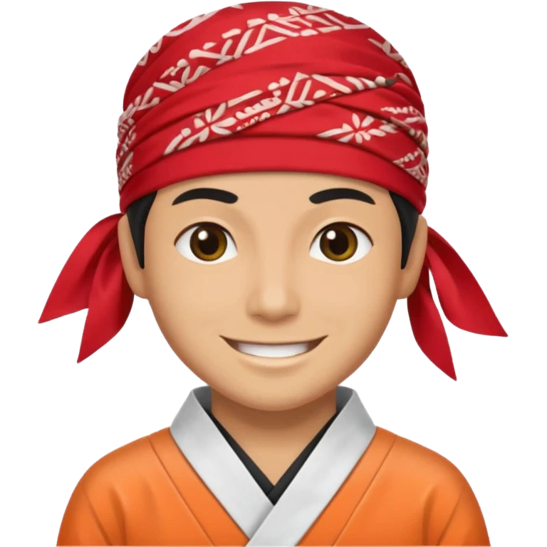 sushi master with bandana emoji