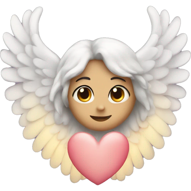 heart with angel wings emoji