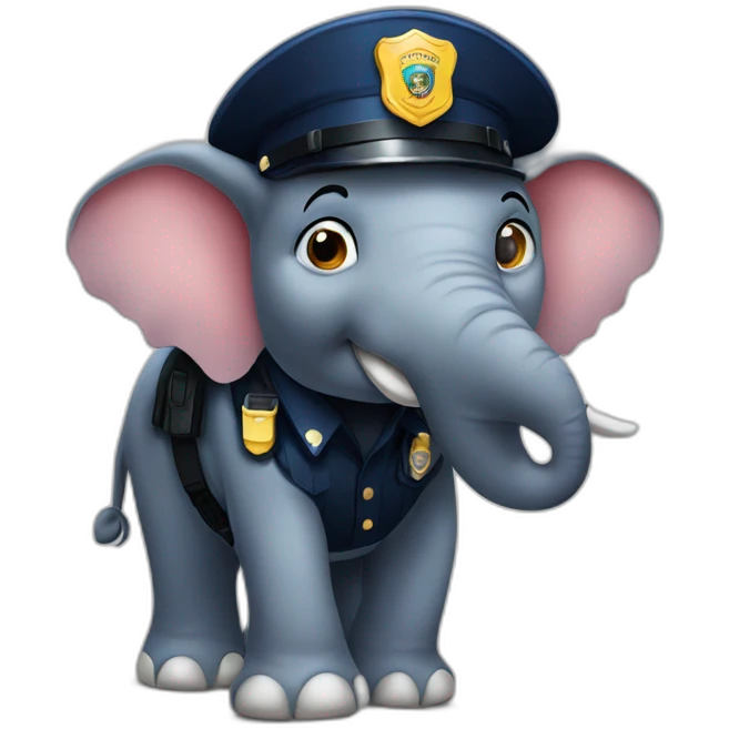 police elephant emoji