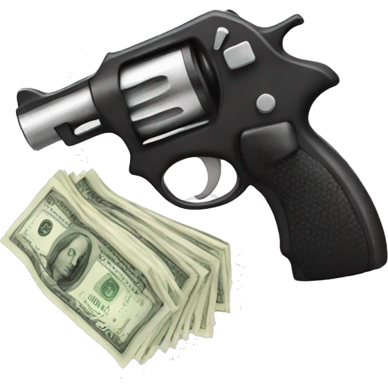 Money gun  emoji