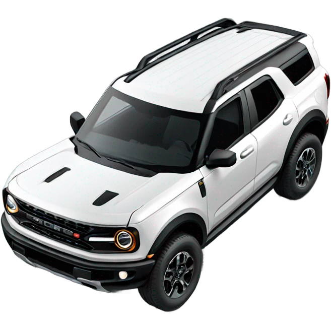 Ford bronco sport white emoji