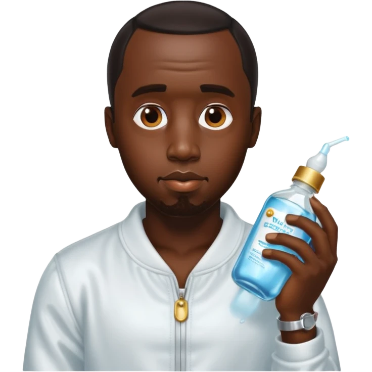P. Diddy with baby oil emoji