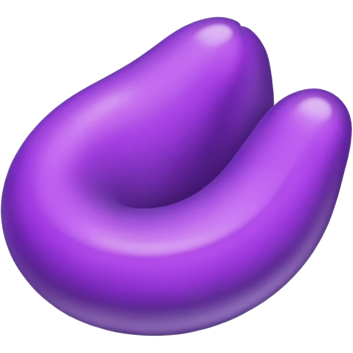 in perple color emoji