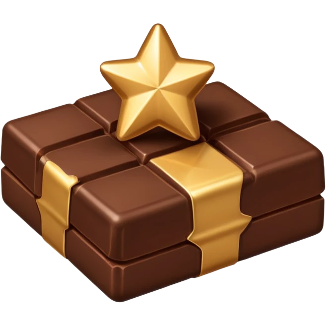 5 star chocolate as genmoji emoji