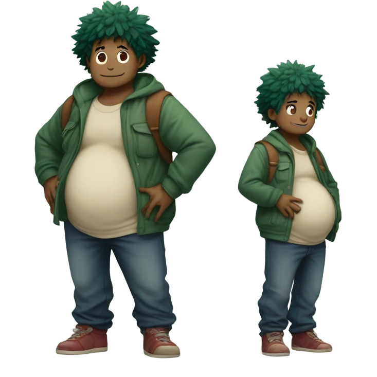 Deku pregnant  emoji