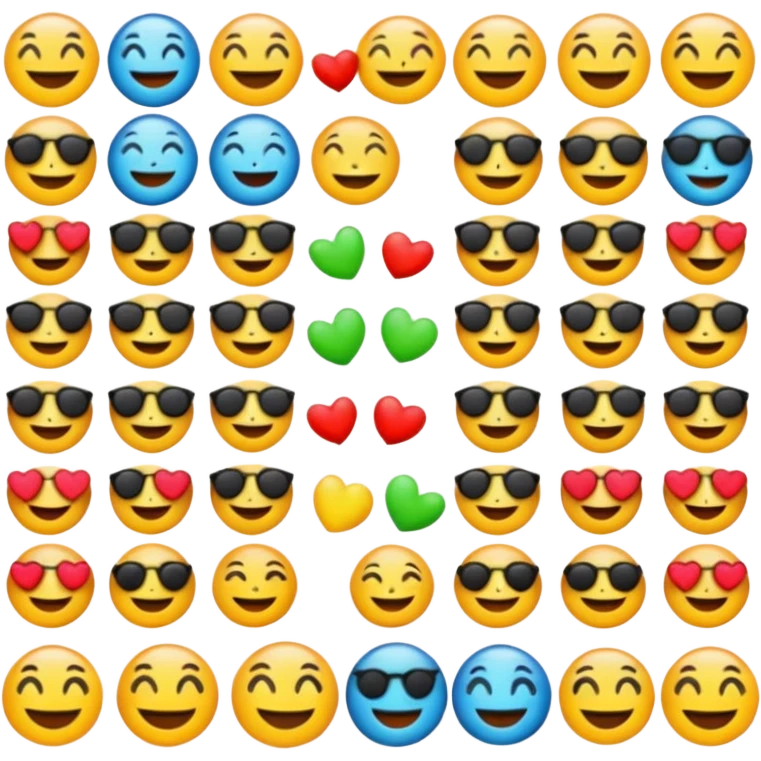 Colagem emoji emoji
