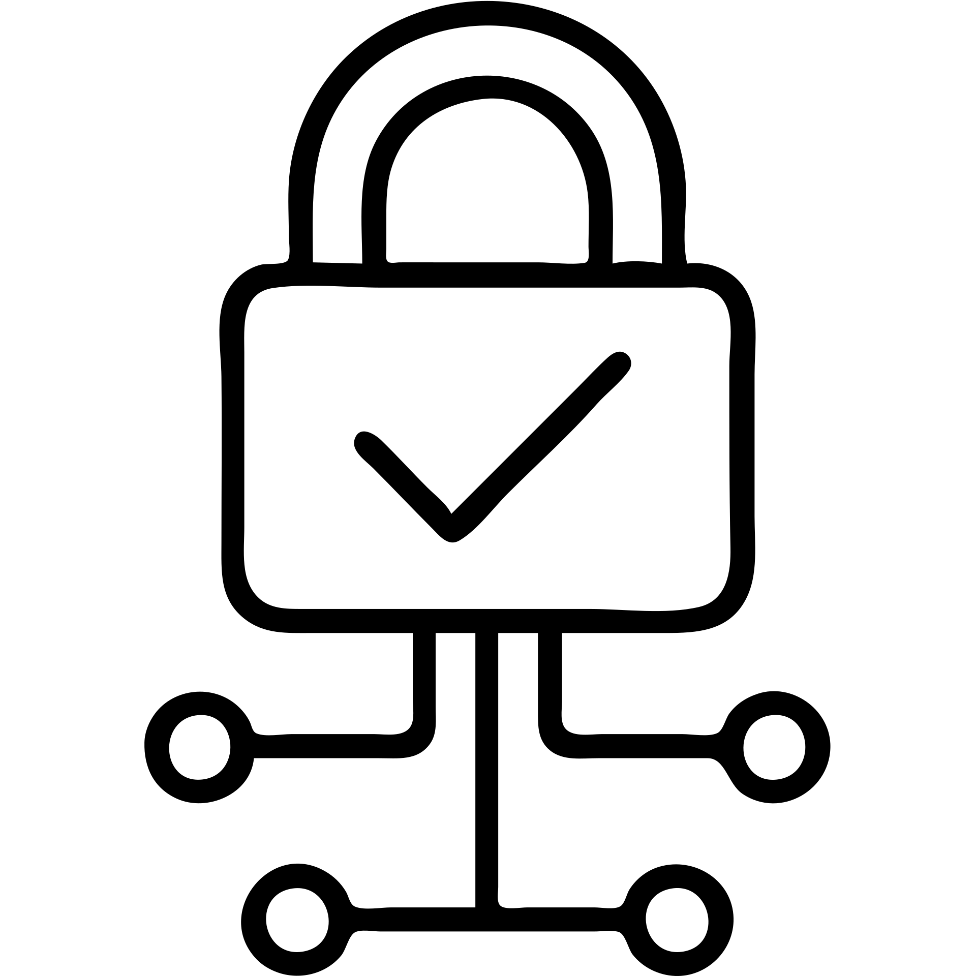 padlock with a checkmark and digital network nodes, clean lines, professional, for an information security expert emoji