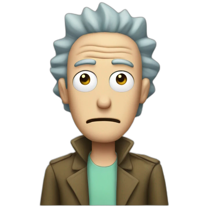 Rick from Rick ans morty emoji
