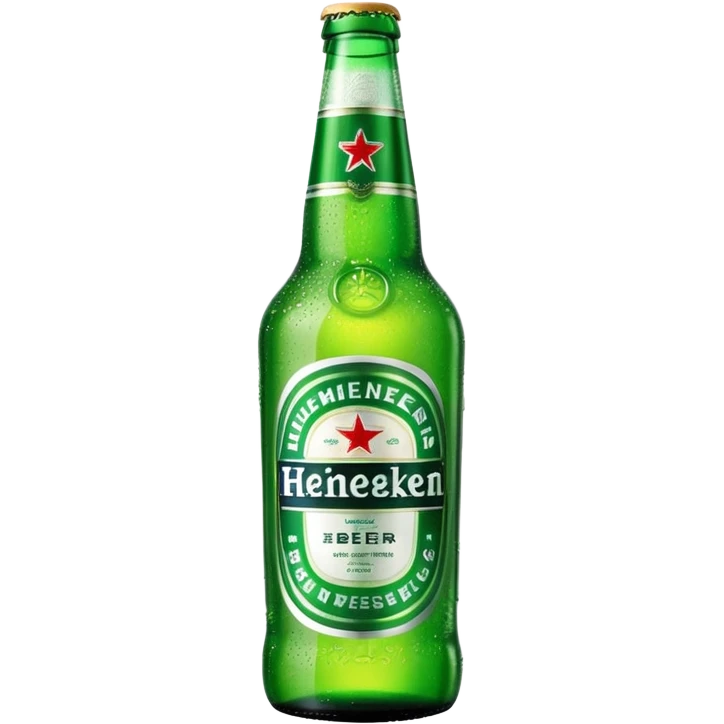 Toma una cerveza Heineken emoji