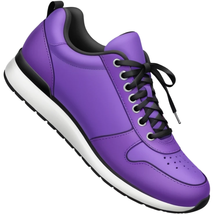 purple sneakers aerobic emoji