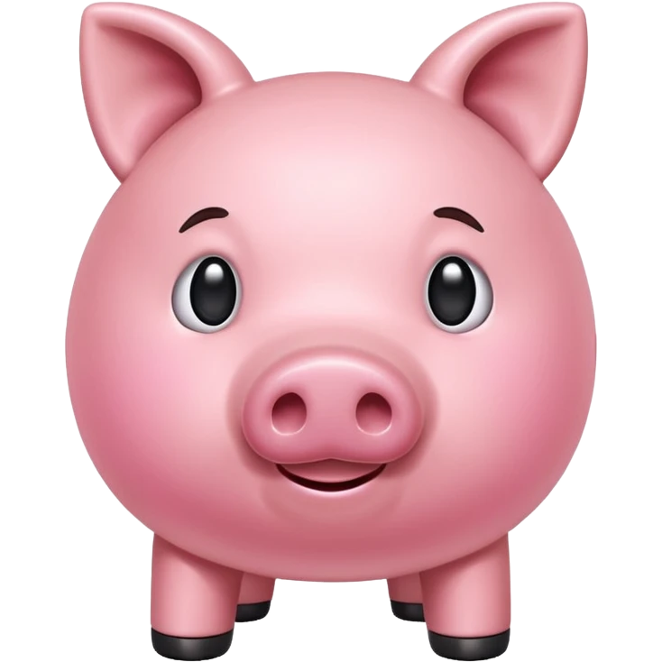 Pink piggy emoji