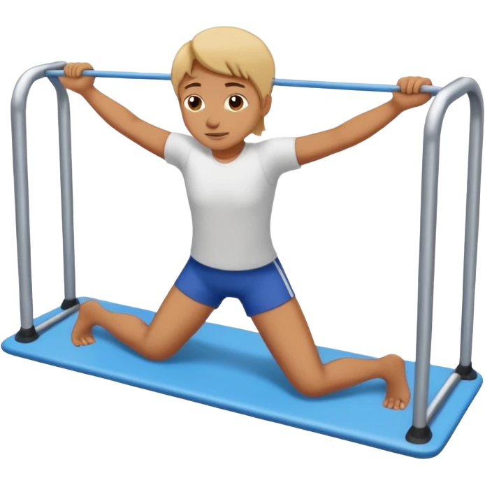 person doing bridge exercise emoji