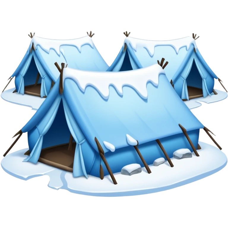 frozen camp emoji