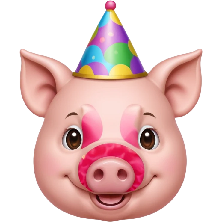 pig birthday emoji