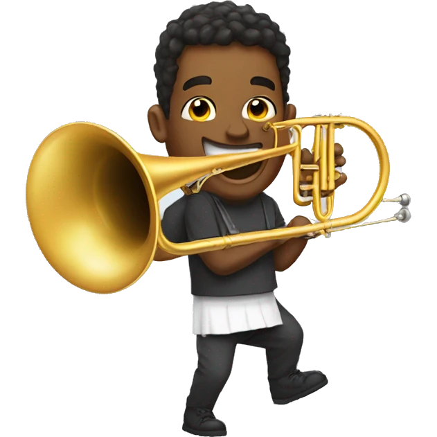 happy play trombone emoji