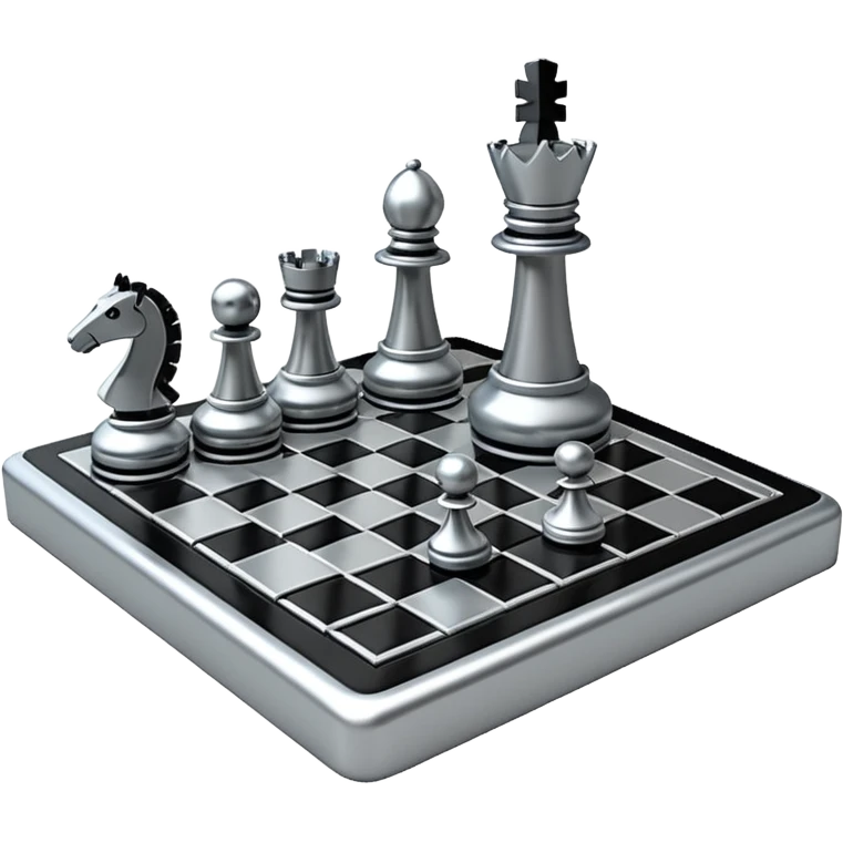 3d chessboard cyber emoji