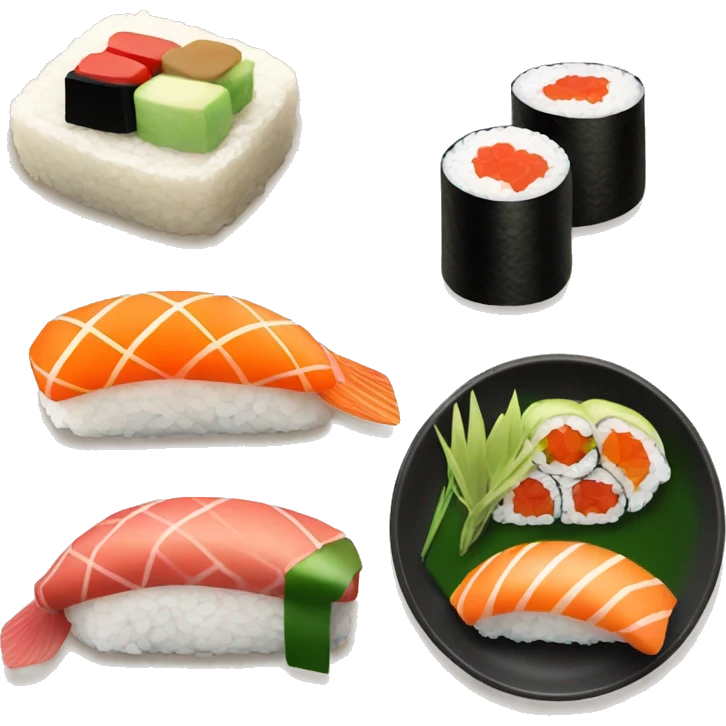 Sushi dinner emoji