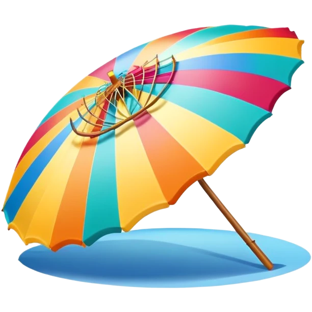 Hawaiian Beach umbrella emoji