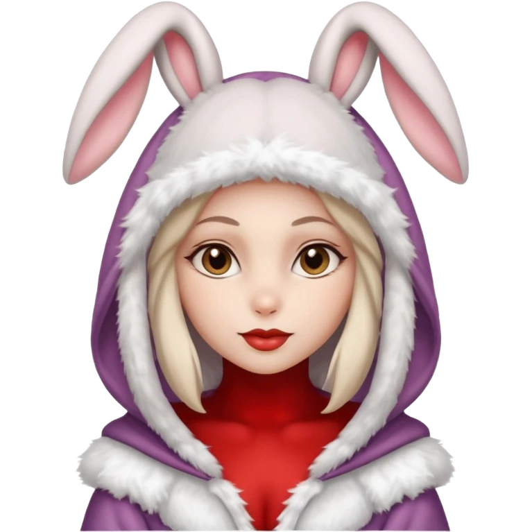 Sexy woman with rabbit costume emoji