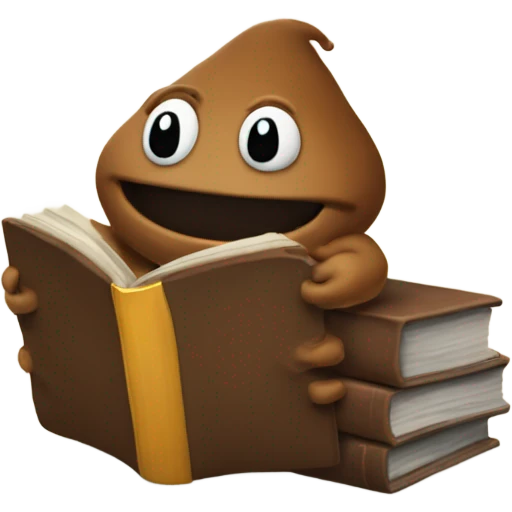A Goomba with a book  emoji
