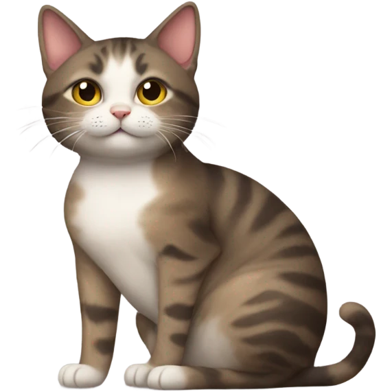 Cat with baby bump  emoji